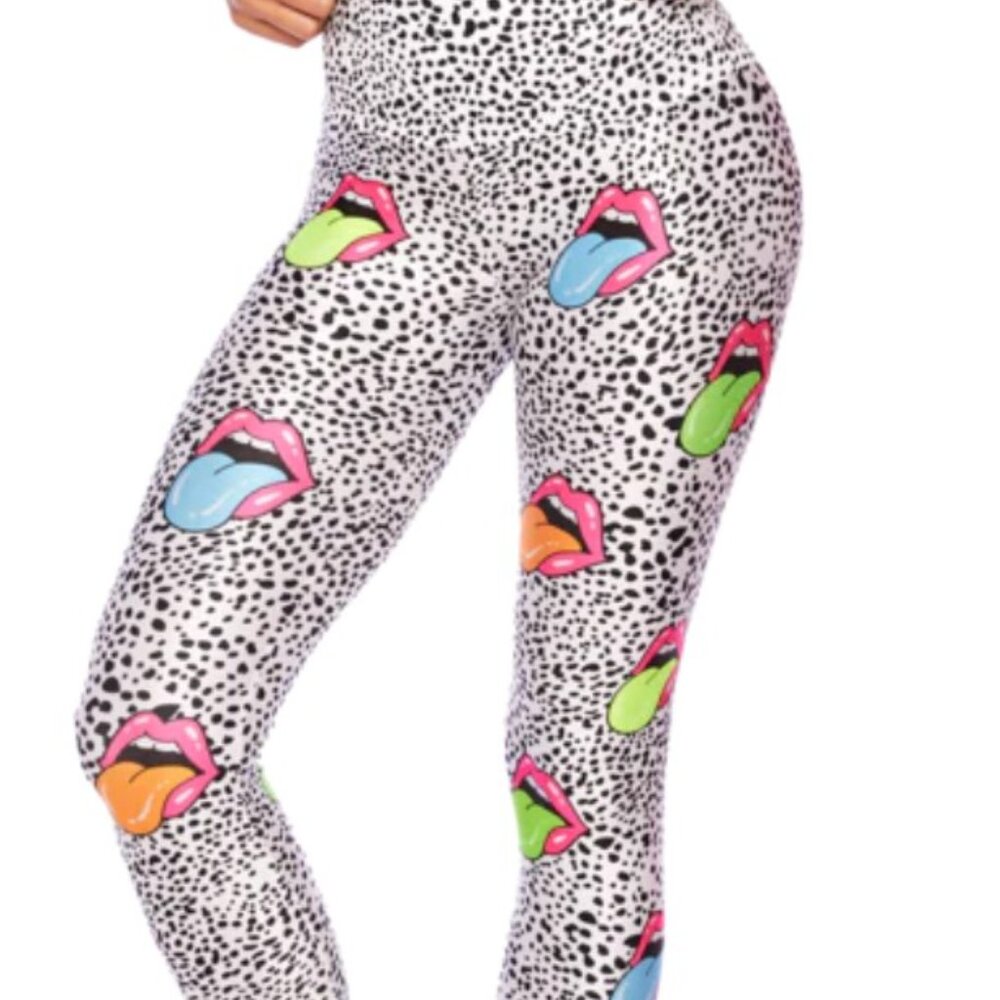 Goldsheep rainbow mouth leggings
